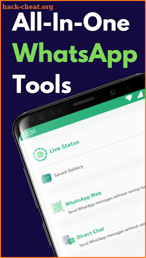 WhatsBag WhatsApp status saver screenshot