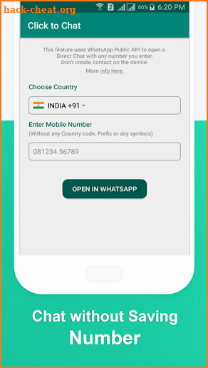 Whatscan - QR Code Reader & Scanner - Whatsweb screenshot