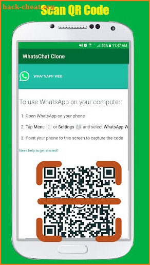 WhatsChat Clone screenshot