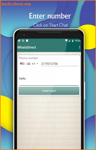 WhatsDirect - Chat without saving number screenshot