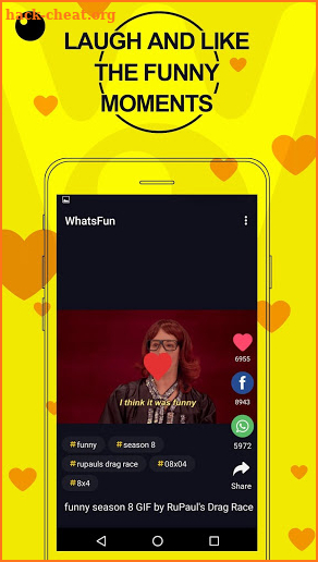 WhatsFun, gifs emoji stickers screenshot