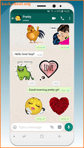 💚 WhatsLov: love stickers (WAStickerApps) screenshot