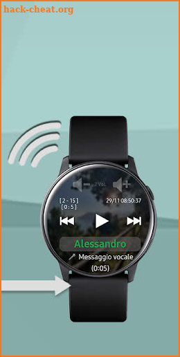 WhatsMedia for Samsung Smartwatch screenshot