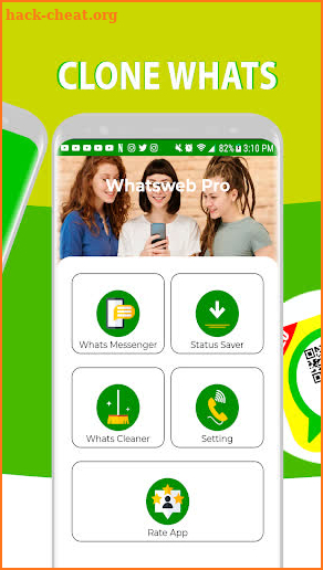 WhatsScan & WebCloner app Download & Status Saver screenshot