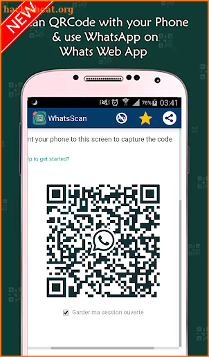 WhatsScan+ into web 2018 screenshot