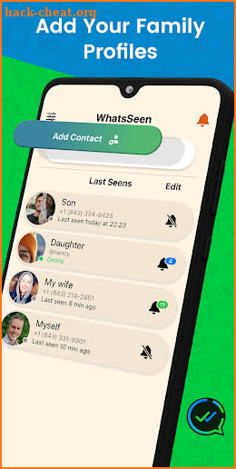 WhatsSeen: Last Seen Tracker screenshot
