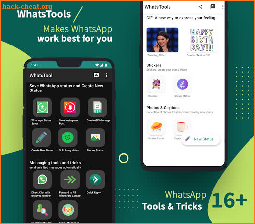 WhatsTool: #1 Tools & tricks for WhatsApp screenshot