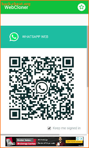 WhatsWeb Clonapp Messenger screenshot
