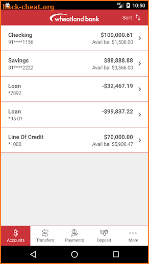 Wheatland Bank Mobile screenshot