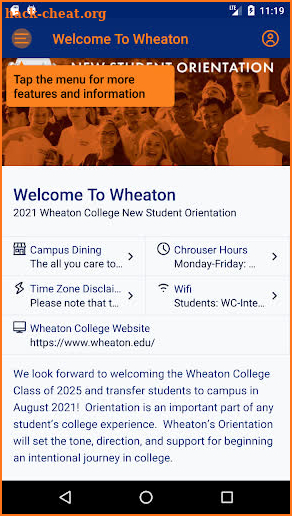 Wheaton Student Engagement screenshot
