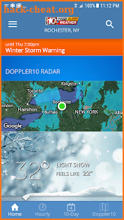 WHEC First Alert Weather screenshot