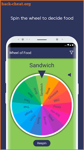 Wheel of Food screenshot