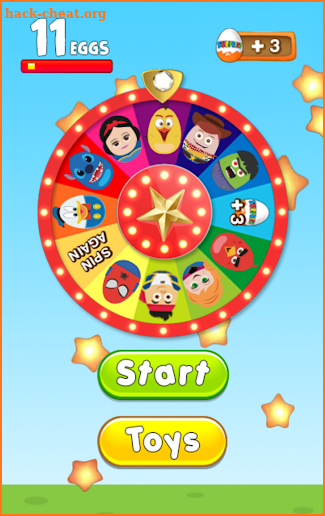 Wheel Of Surprise Eggs Game screenshot