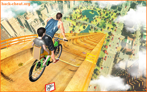 Wheels of Glory — Happy Mega Ramp Bicycle Drive 3D screenshot
