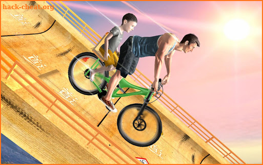 Wheels of Glory — Happy Mega Ramp Bicycle Drive 3D screenshot