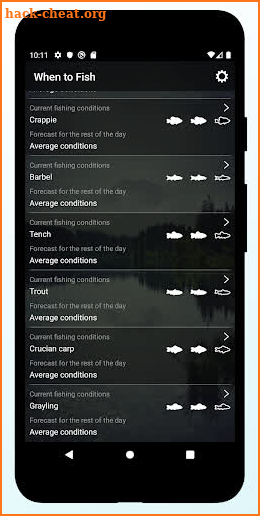 When to Fish screenshot
