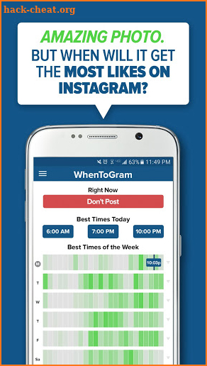 WhenToGram - Best Time to Post screenshot