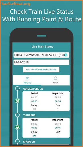 Where is my Train - Train Live Location & Status screenshot