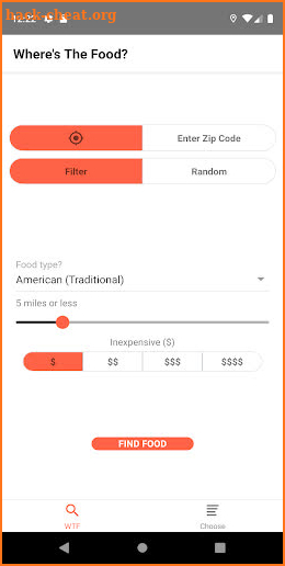 WheresTheFood screenshot