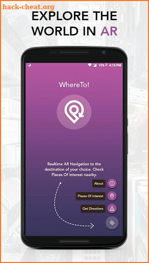 WhereTo - Maps in augmented reality for directions screenshot