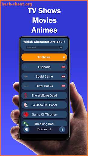 Which character are you? QUIZ screenshot