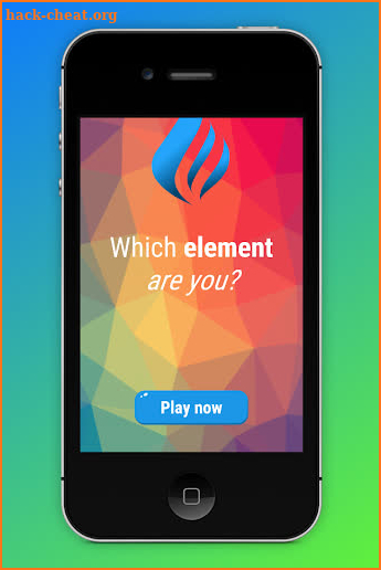 Which element are you? screenshot