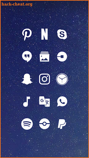 Whicons - White Icon Pack screenshot