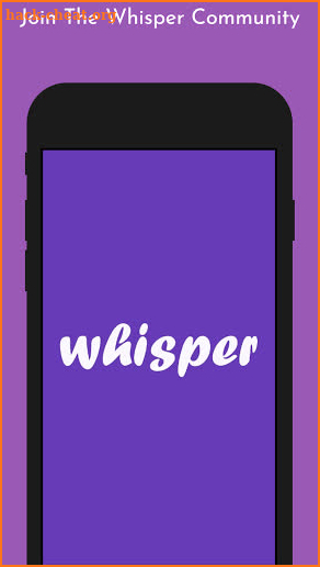 Whisper Mobile App screenshot