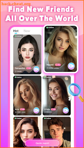 Whispo-Online video chat screenshot