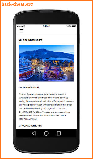 Whistler Pride and Ski Festival screenshot