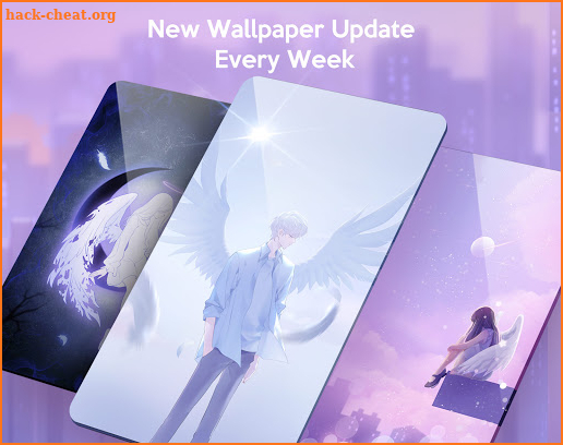 White Angel Live Wallpaper & Launcher Themes screenshot