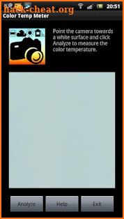 White Balance Color Temp Meter screenshot