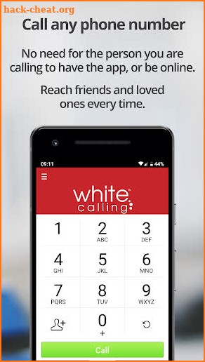 White Calling – international calls / call abroad screenshot