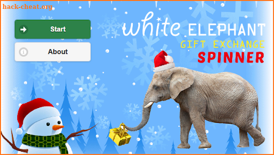 White Elephant Gift Exchange Spinner Pro screenshot