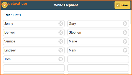 White Elephant Spinner screenshot