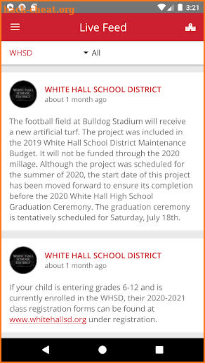 White Hall School District, AR screenshot