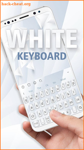 White Keyboard screenshot