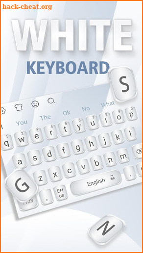 White Keyboard screenshot
