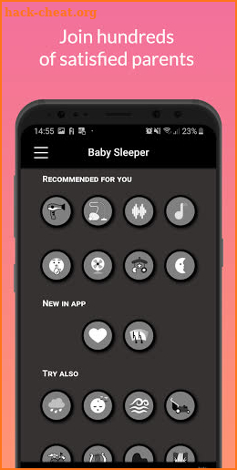 White Noise Baby App - free infant sleep sounds screenshot