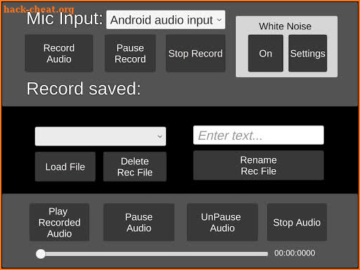 White Noise EVP Recorder screenshot