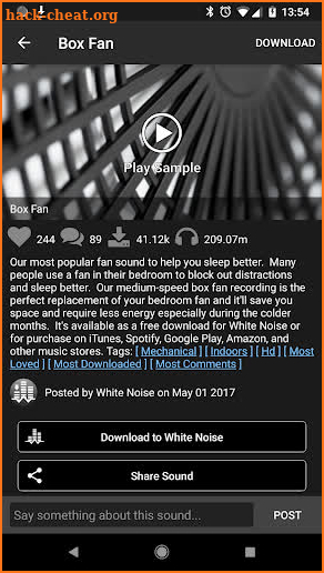 White Noise Market screenshot