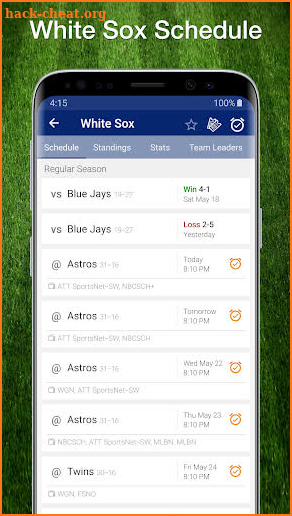 White Sox Baseball: Live Scores, Stats & Plays screenshot