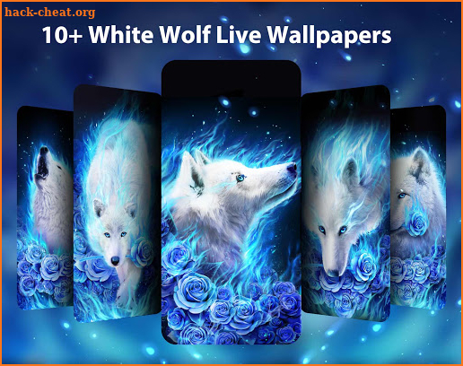 White Wolf Live Wallpaper & Launcher Themes screenshot
