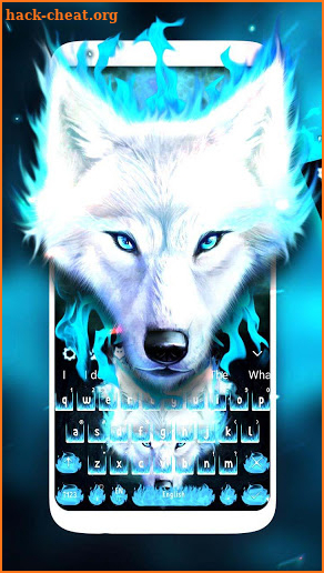 White Wolf Soul Fire 3D Live Keyboard screenshot