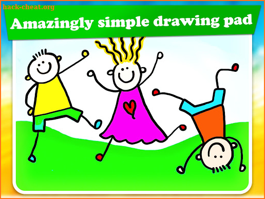 Whiteboard for kids: toddlers draw and color board screenshot