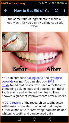 Whiten teeth naturally screenshot