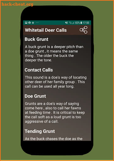 Whitetail Deer Calls screenshot