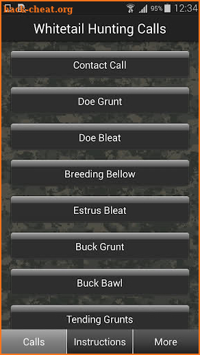 Whitetail Hunting Calls screenshot
