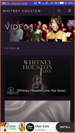 Whitney Houston screenshot