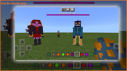 Whitty Vs Pico & Boyfriend Mod Minecraft fnf skin screenshot